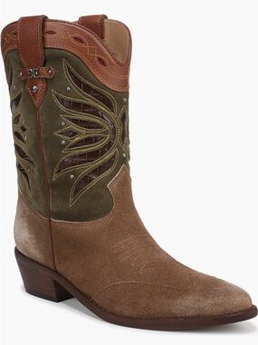 Sam Edelman Rylin Western Boots Size 6 1/2